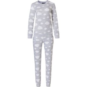 Rebelle dames pyjama - maat 38 - Wolkjes - grijs mêlee
