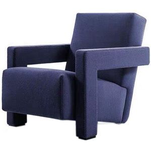 Medina Fauteuil - Leer/Fluweel - Modern - Groen