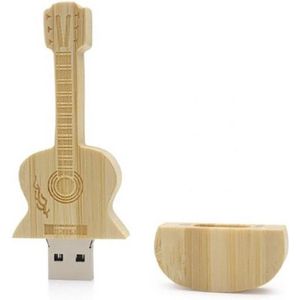 128GB 3.0 Hout gitaar usb stick