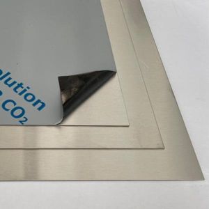 RVS 304 vlakke plaat - 1mm, 200x200mm