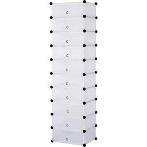 JUST23 Shoe storage system 12PACK - Transparent