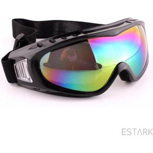 ESTARK® Skibril Kind - Kinder Skibril Ecostare - Multicolor - One Size Zwart - Unisex Pro Ski Bril - Junior Kids Skibril - Kinderskibril - Snowboard Bril - Pro Skribril