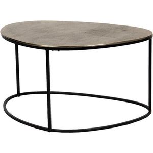 Bijzettafel 92*70*47 cm Goudkleurig Aluminium Side table