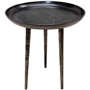 Tafel  - bijzettafel - 3 poot  - metalen bloementafel -  trendy  -  H54cm