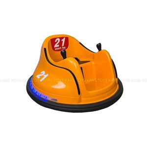 Kars Toys - Bumper Car - Oranje - Elektrische botsauto voor kinderen - met Afstandsbediening - 6V Accu