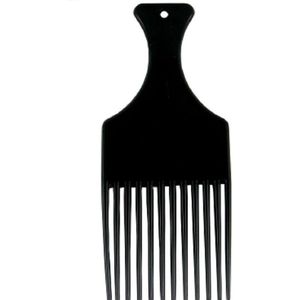 Afro kam - Groot - Haar styling - Afro comb grof - Hair comb - Krullen - Zwart