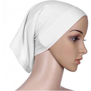 Hijab - Hoofddeksel tulband - Hoofddoek Islam dames - Hoofdband voor vrouwen - Moslima kleding - Wit