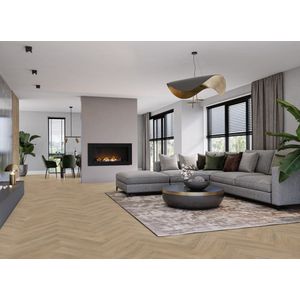Vloer - PVC - Visgraat - Vivafloors - Lichte Eikenhouten Vloer - Wood Touch - 60,69 x 15,24 cm - 3,35 m2