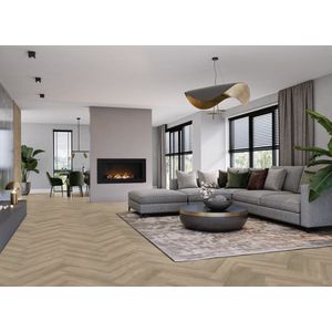 Vloer - PVC - Visgraat - Vivafloors - Natuurgetrouwe Eikenhouten Vloer - Wood Touch - 60,69 x 15,24 cm - 3,35 m2