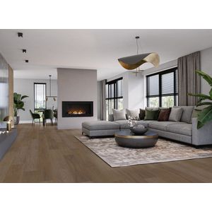 Vloer - PVC - Doe Het Zelf - Vivafloors - Bruintinten Donker Eikenhouten Vloer - Wood Touch - 152,4 x 22,9 cm - 3,44 m2