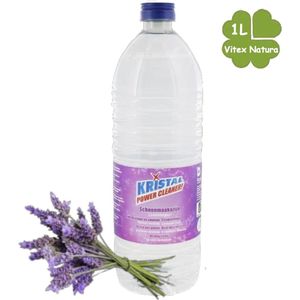 Schoonmaakazijn - Kristal - Lavendel Geur - 1 liter - Soda - Extra krachtig - Geschikt voor kalk en groene aanslag