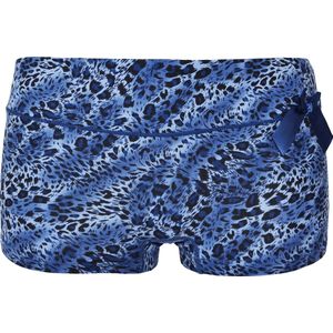 Dames boxershorts 3 pack Fine Woman panterprint blauw XXL