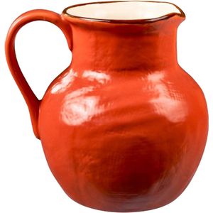 Vivi Oggi - Waterkan - Karaf - Oranje - Aardewerk - 2L