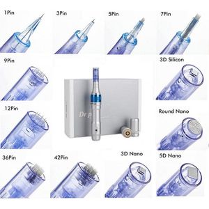 Microneedling cartridge Nano Bajonetsluiting- opzetstuk voor dr. Pen A6 & N2 – 5 losse cartridges – tbv permanente make-up