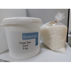 Dode Zee zout set / emmer met 5 kg zout  + 5 kg refill