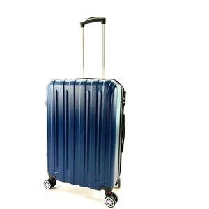 AATravel S Reiskoffer - Trolley ABS - Handbagage - Met dubbele wielen - 55 cm - 39 Liters - Blauw