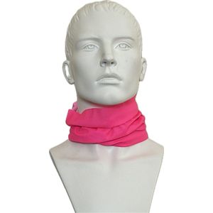 Premium Multifunctioneel Nekwarmer Muts FLUO ROZE neon - Buf - Ultiem comfort - Licht - hoofdband - sjaal -gezichtsmasker -haaraccessoire - Duurzaam en Hoogwaardig!
