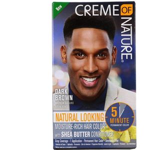 Permanente Kleur Mens Color Creme Of Nature Dark Brown 2Oz