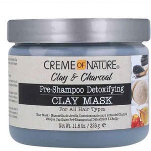 Haarmasker Clay & Charcoal Creme Of Nature Detox (326 g)