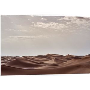 PVC Schuimplaat- Heuveltjes - Zand - Landschap - 105x70 cm Foto op PVC Schuimplaat
