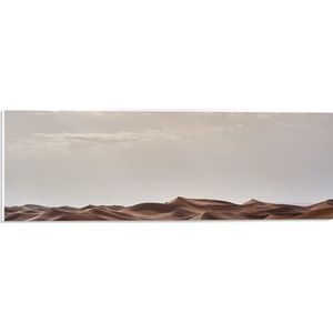 PVC Schuimplaat - Heuveltjes - Zand - Landschap - 60x20 cm Foto op PVC Schuimplaat (Met Ophangsysteem)