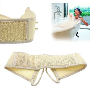 Rugscrubber Douche Spons - Rugborstel  -  Massage en Lichaamsverzorging - Sisal - Scrub - Natural- Douche