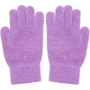Dames handschoenen van extra zacht wol - paars