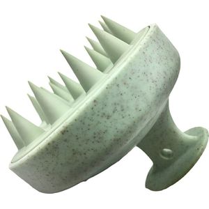 HOME ONLINE Scalp Massager - Hoofdhuid Massage Borstels - Shampoo Brush - Haarborstel - Shampookam - Hoofdhuidborstel - Groen