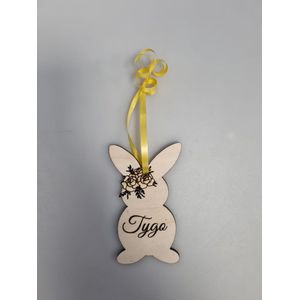 Paashaas hanger gepersonaliseerd- persoonlijke paashanger - Pasen - Vrolijk Pasen- Paashaas - Paas tak - Paas takken