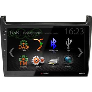 Zenec Z-E1010 + Z-F2001 - Autoradio - Pasklare radio - VW Polo 6R - USB - DAB+ - BT - 10 inch touchscreen