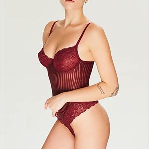 Bonamaison TRBRLT100170 lingerie, bordeaux, 85B Women's, Burgundy, 85B, Bourgondië