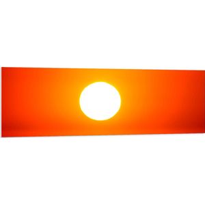 WallClassics - PVC Schuimplaat- Felle Zon - 150x50 cm Foto op PVC Schuimplaat