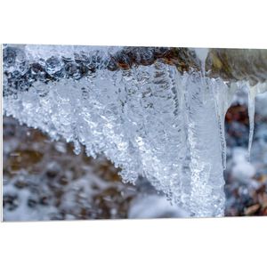 WallClassics - PVC Schuimplaat- Groot IJsblok - 90x60 cm Foto op PVC Schuimplaat