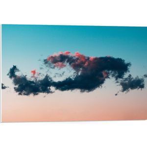 WallClassics - PVC Schuimplaat - Bijzondere Wolk - 75x50 cm Foto op PVC Schuimplaat (Met Ophangsysteem)