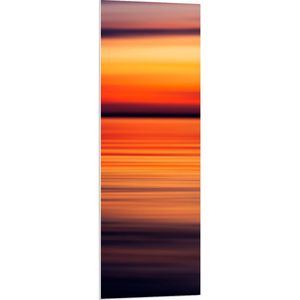 WallClassics - PVC Schuimplaat- De Kleur van Zonsondergang - 40x120 cm Foto op PVC Schuimplaat