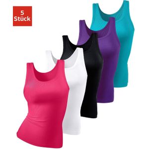 Petite fleur - Hemd - Pink/Zwart/Wit/Paars/Turquoise - Set van 5