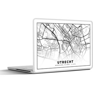 Laptop sticker - 11.6 inch - Kaart - Utrecht - Nederland - 30x21cm - Laptopstickers - Laptop skin - Cover