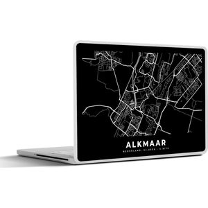 Laptop sticker - 10.1 inch - Kaart - Alkmaar - Nederland - 25x18cm - Laptopstickers - Laptop skin - Cover