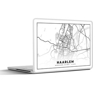 Laptop sticker - 15.6 inch - Kaart - Nederland - Haarlem - 36x27,5cm - Laptopstickers - Laptop skin - Cover