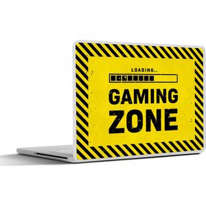 Laptop sticker - 17.3 inch - Gaming - Quotes - Controller - Gaming zone - Game - 40x30cm - Laptopstickers - Laptop skin - Cover