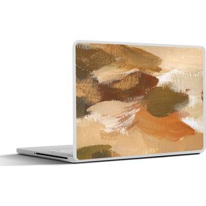 Laptop sticker - 14 inch - Verf - Herfst - Abstract - 32x5x23x5cm - Laptopstickers - Laptop skin - Cover