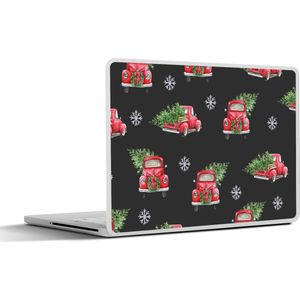 Laptop sticker - 10.1 inch - Kerst - Patroon - Auto - 25x18cm - Laptopstickers - Laptop skin - Cover
