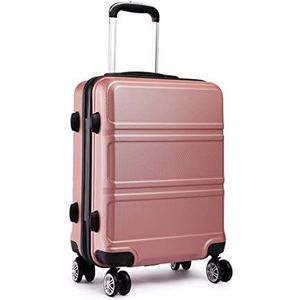 Kono Harde koffer van ABS-kunststof, 4 zwenkwielen, 71 cm, 71 cm naakt, 28"", cabine