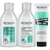 Redken - Acidic Bonding Curls Trio - 2x300ml + 250ml - Haarverzorging