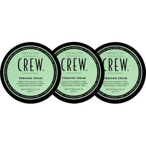 American Crew - Forming Cream - Haarstyling - 3x100ml - Castor Olie