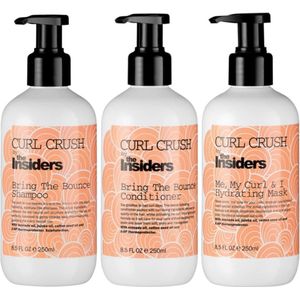 The Insiders - Curl Crush Bring The Bounce Extra Care Set - 250+250+250ml