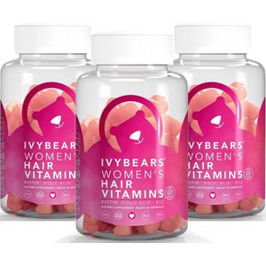 Ivy Bears - Hair Vitamins - Voedingssupplement - 180st - Voor Vrouwen - Vegan