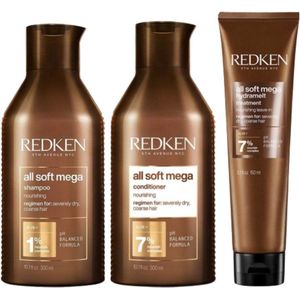 Redken - All Soft Mega Curls Luxe Set - 300ml+300ml+150ml