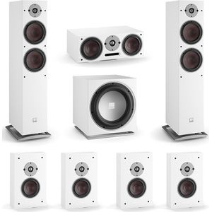 DALI Oberon 7 - Oberon On-wall - Oberon Vokal - Dali Sub E12-F - 7.1 Surround bundel - Wit
