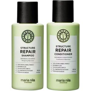 Maria Nila - Structure Repair Duo Travelsize - 2x100ml - Shampoo en Conditioner
